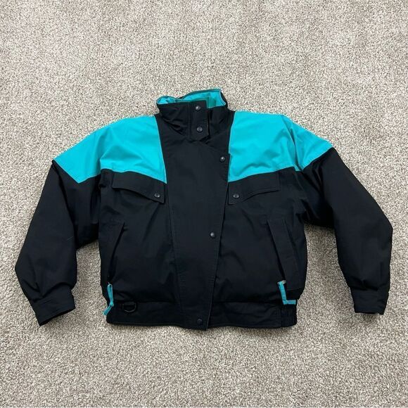 Vintage 80s Eddie Bauer Down Ski Jacket Women's L - Picture 1 of 6
